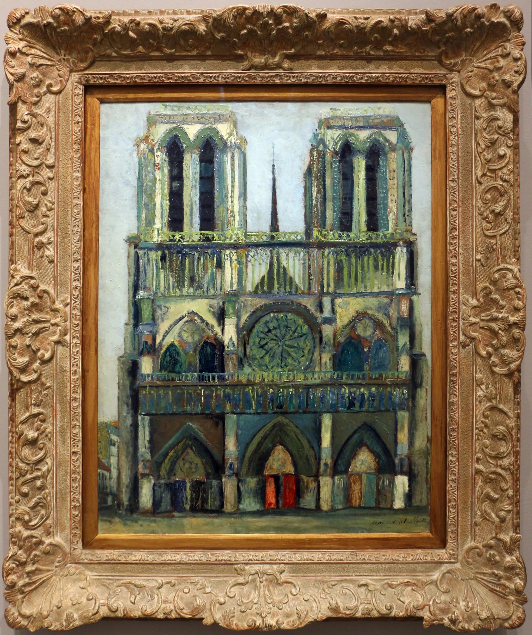Notre-Dame - Maurice Utrillo image 1 copie peinte à la main à l’huile