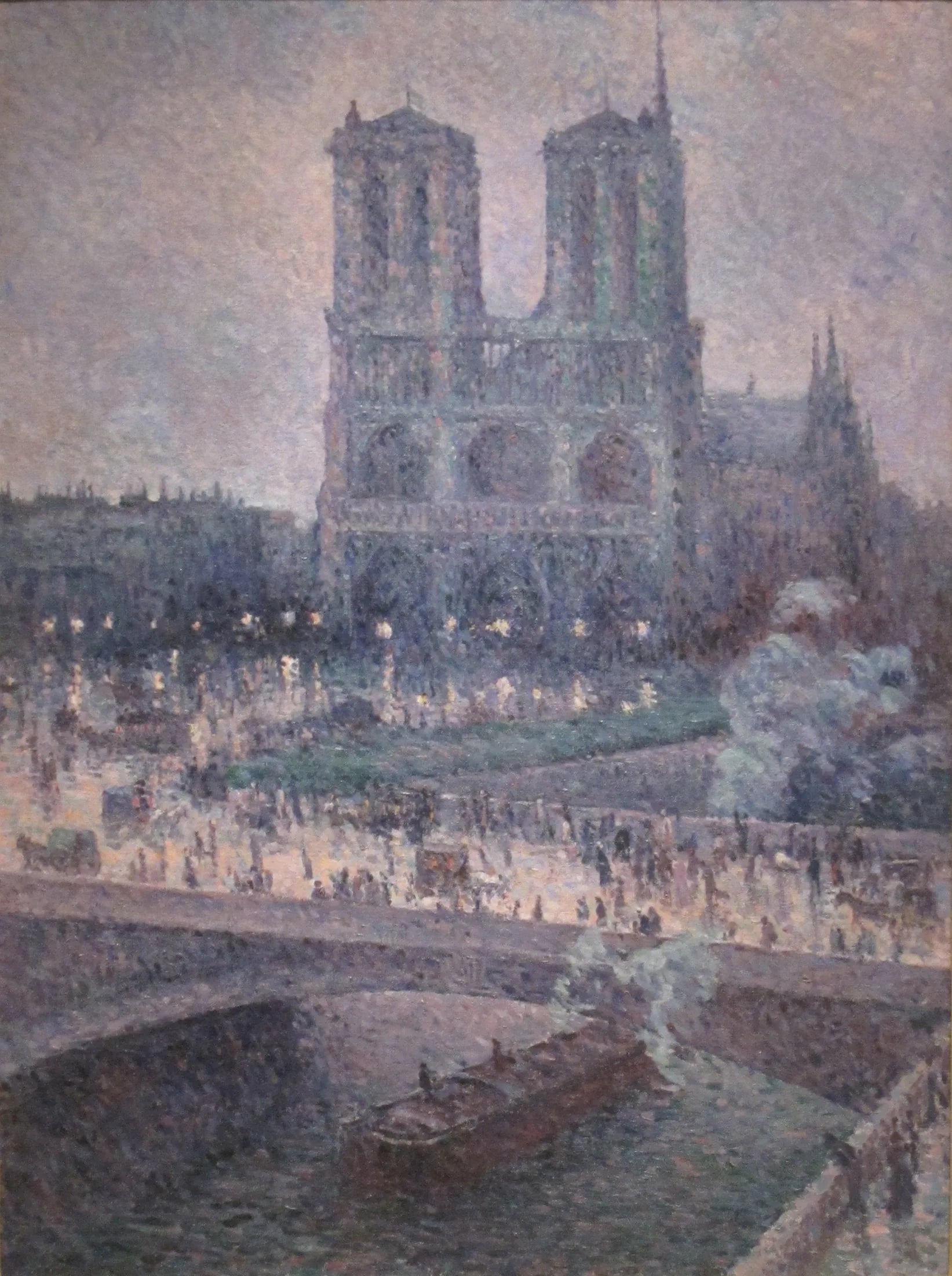 Notre Dame - Maximilien Luce image 1 copie de tableau peinte à la main
