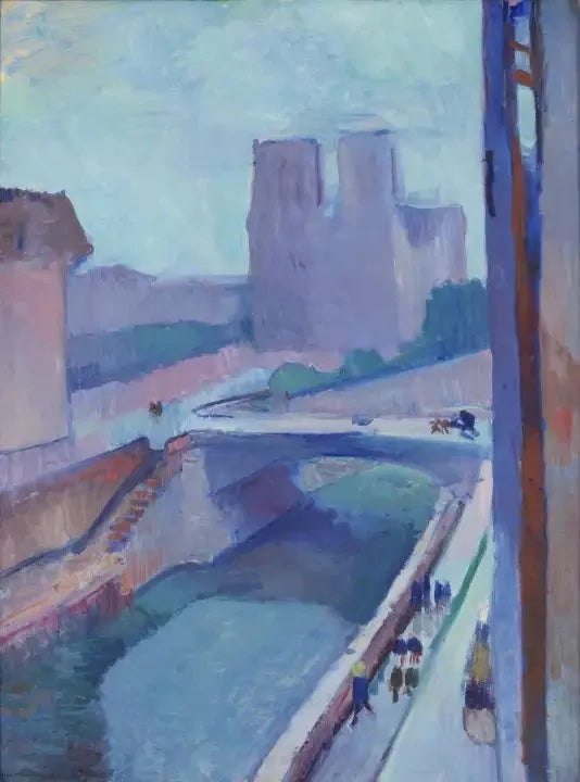 Notre-Dame, une fin d'après-midi - Henri Matisse image 1 reproduction de peinture à l’huile