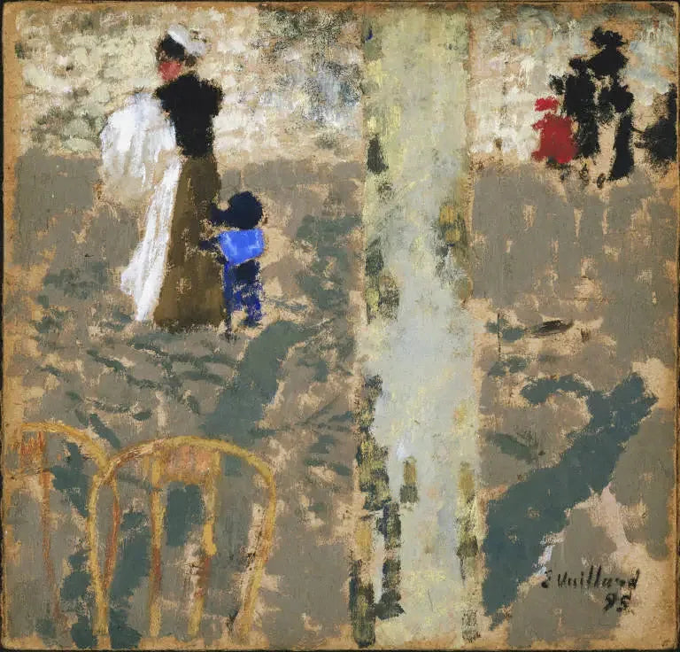 Nourrice et enfant en costume marin - Édouard Vuillard image 1 reproduction réalisée par Alpha Reproduction