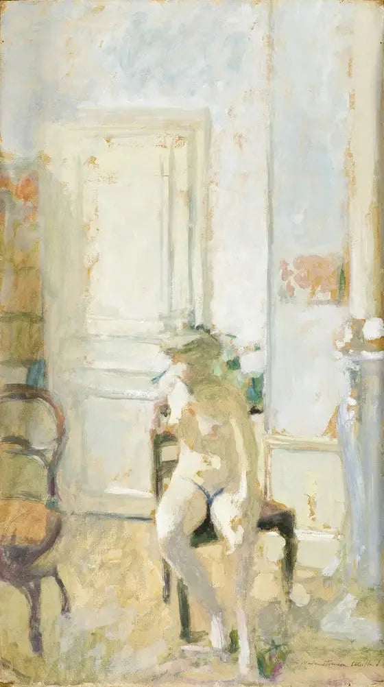 Nu à la chaise - Édouard Vuillard image 1 reproduction réalisée par Alpha Reproduction