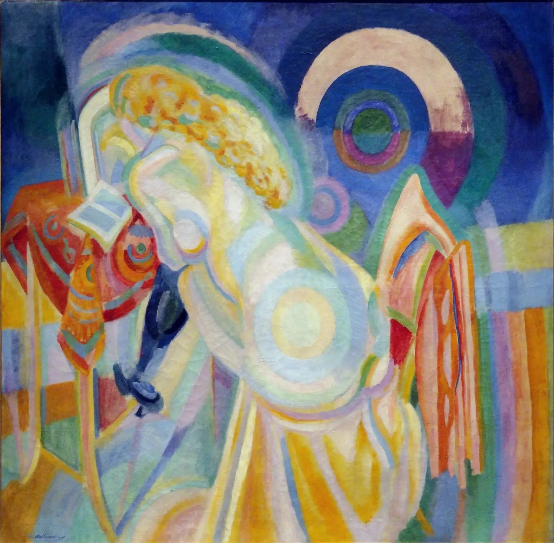 Nu à la coiffeuse - Robert Delaunay image 1 reproduction artisanale de tableau