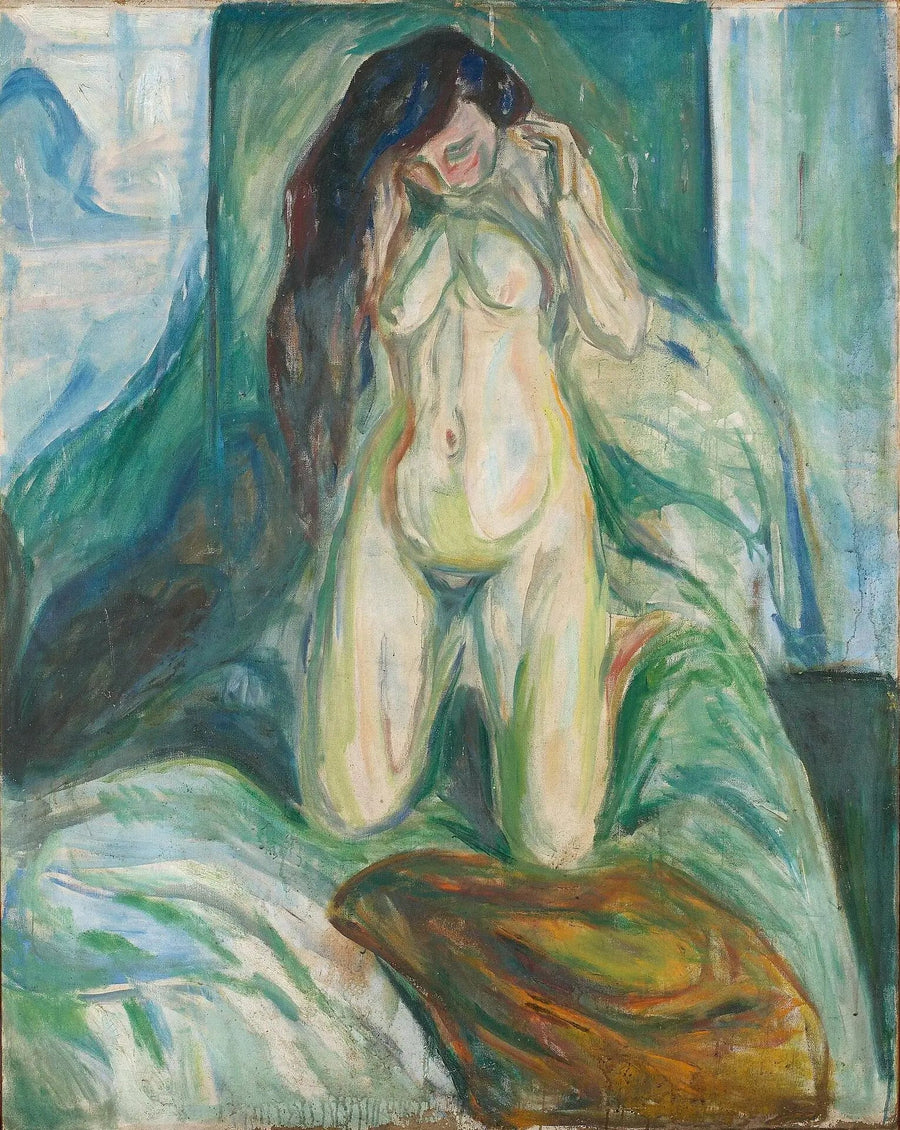 Nu agenouillé - Edvard Munch