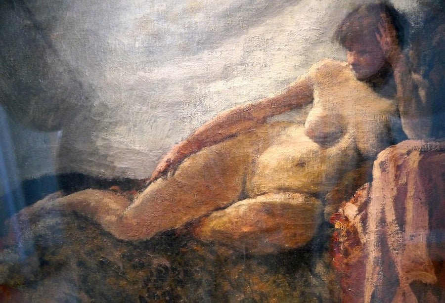 Nu allongé - Henri Rouart image 1 tableau peint à l’huile sur toile
