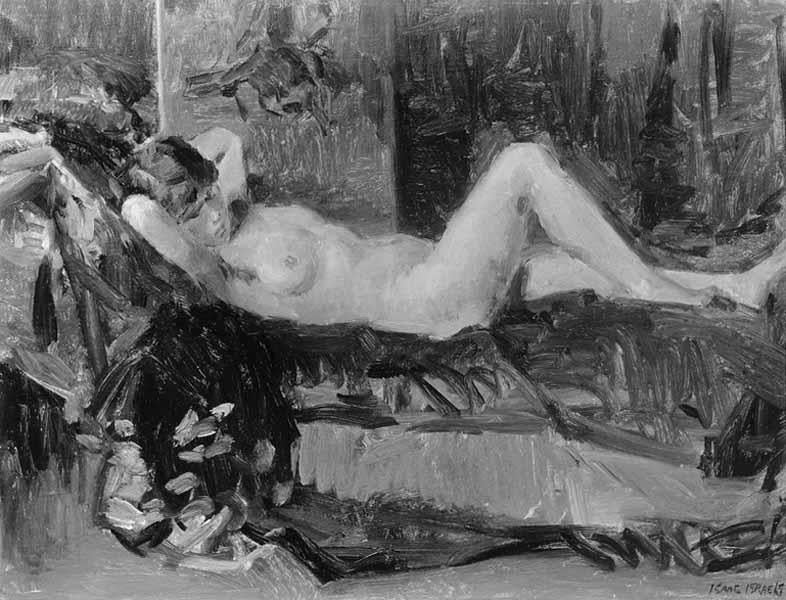 nu allongé - Isaac Israëls image 1 copie peinte à la main à l’huile
