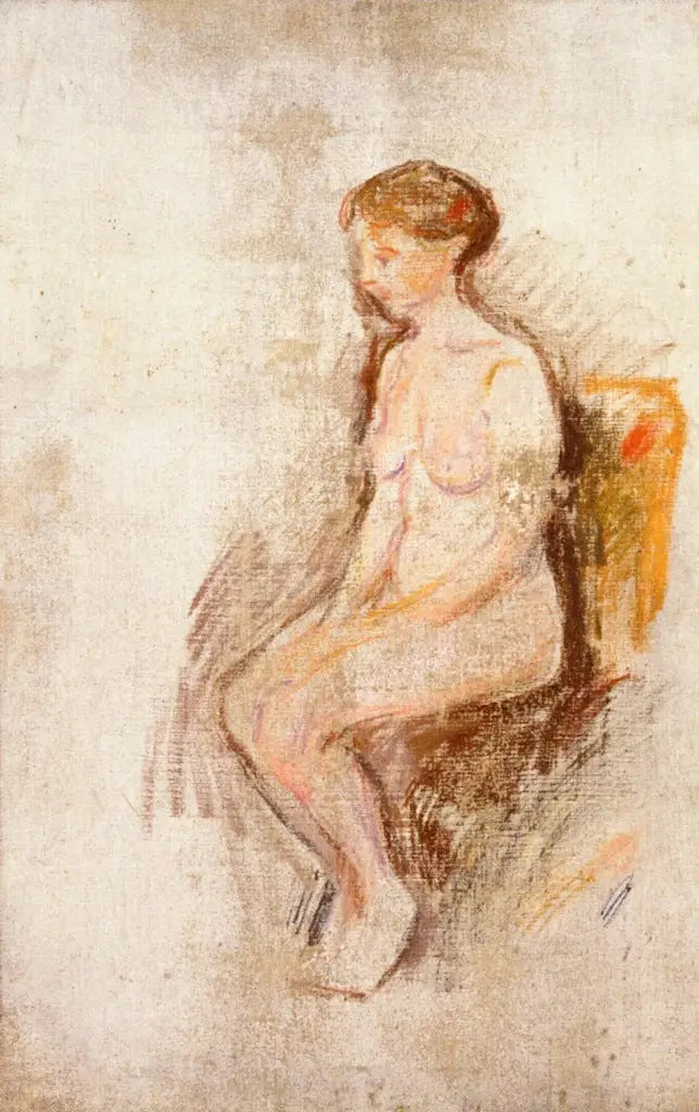 Nu assis - Edvard Munch