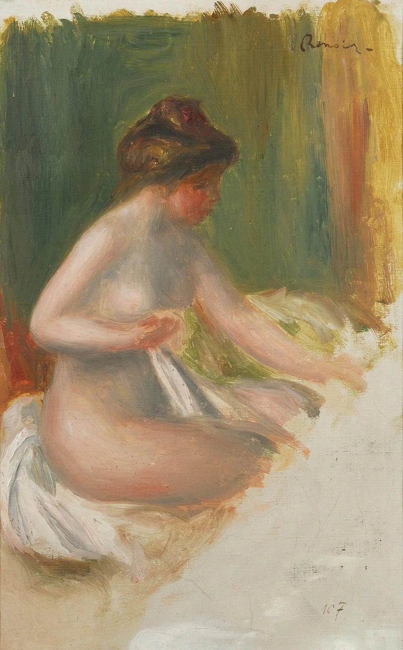 Nu assis - Pierre-Auguste Renoir