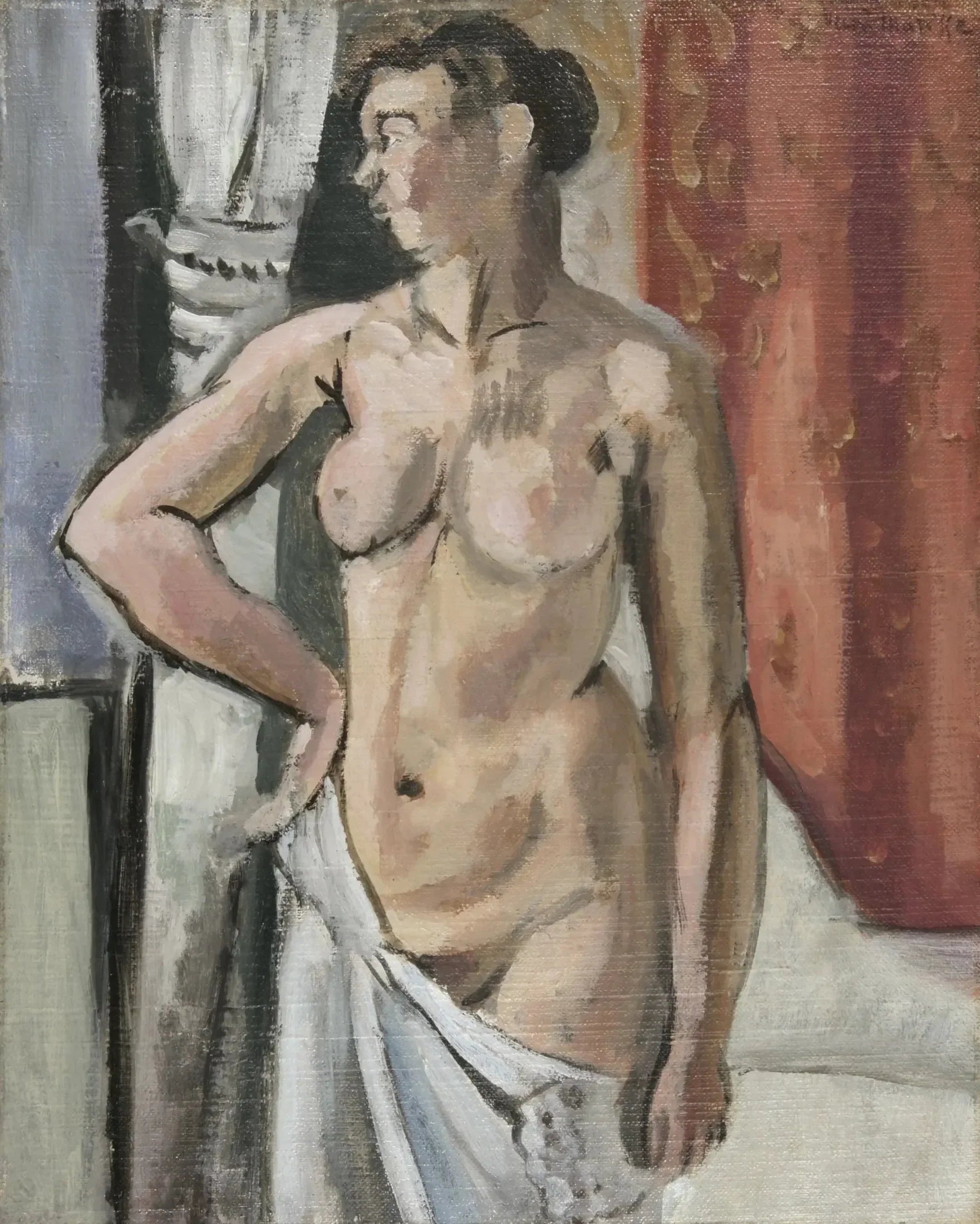 Nu au drapé - Henri Matisse image 1 reproduction artisanale de tableau