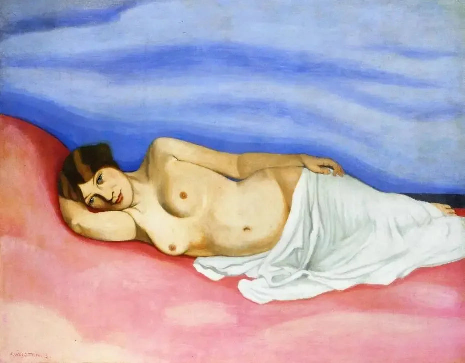 Nu au lit - Félix Vallotton image 1 tableau peint à l’huile sur toile