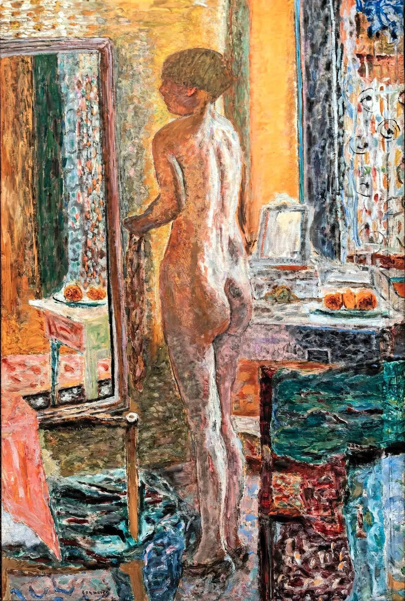Nu au miroir - Pierre Bonnard