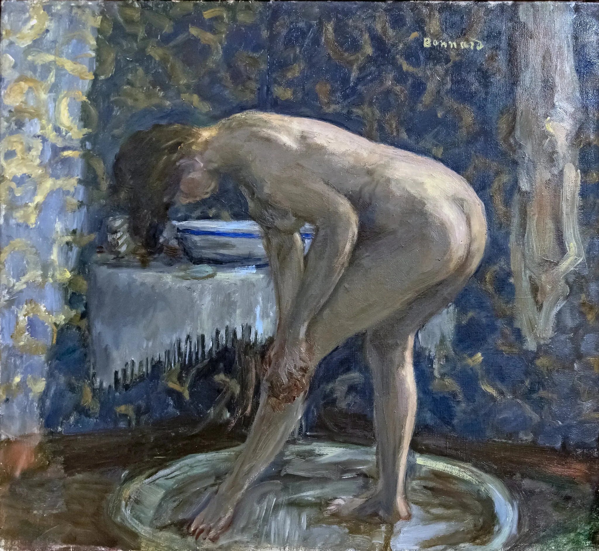 Nu au tub - Pierre Bonnard image 1 reproduction de peinture à l’huile