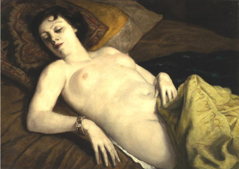 Nu couche au Bracelet - Émile Bernard image 1 tableau peint à l’huile sur toile