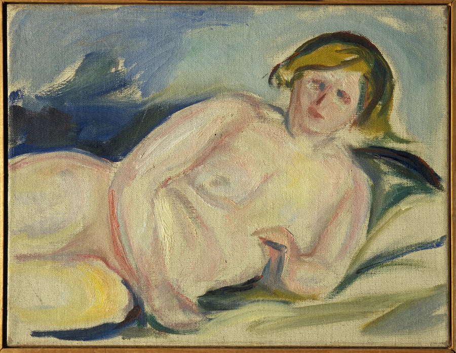 Nu couché - Edvard Munch