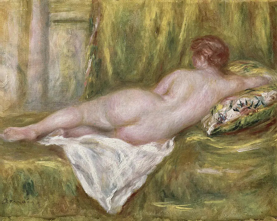 Nu couché, vu de dos - Pierre-Auguste Renoir image 1 reproduction réalisée par Alpha Reproduction