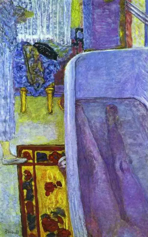 Nu dans la baignoire - Pierre Bonnard image 1 tableau peint à l’huile sur toile