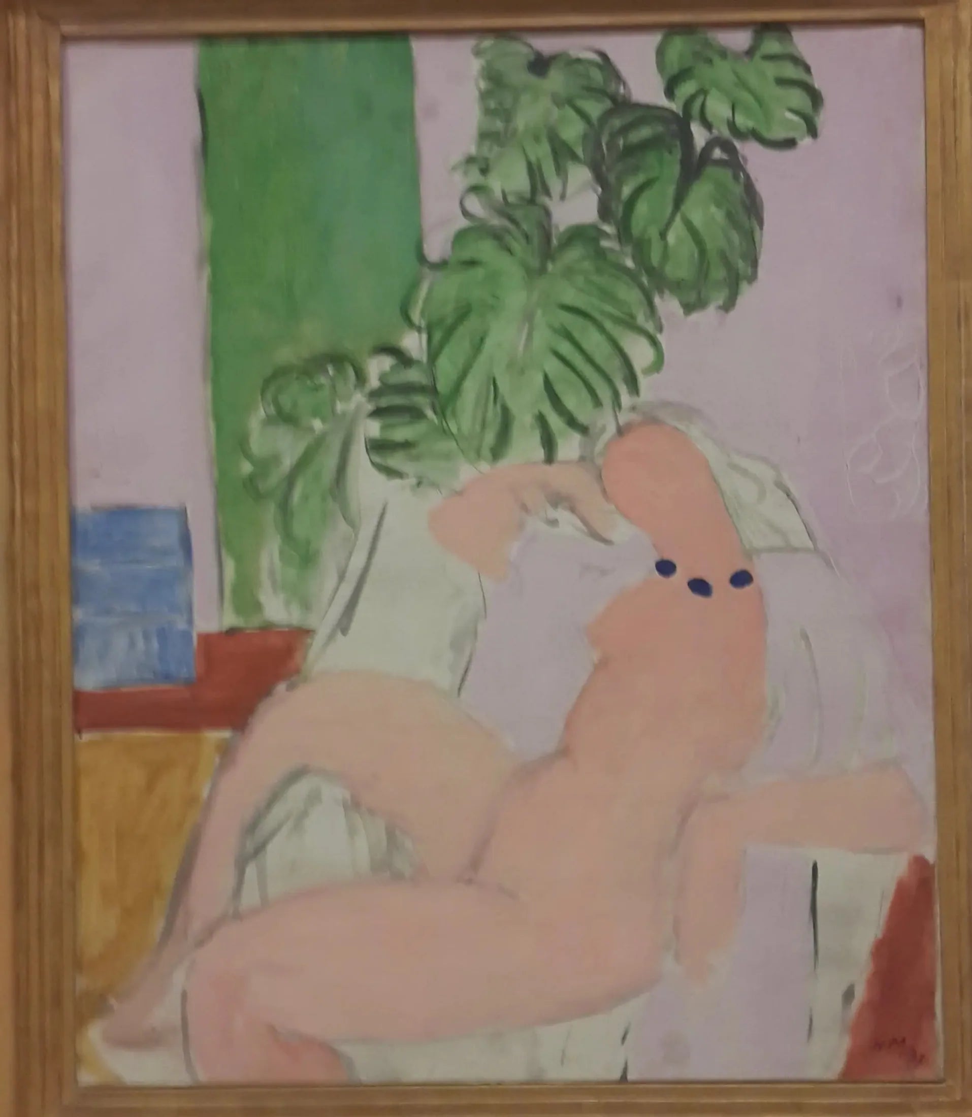 Nu dans un fauteuil, plante verte - Henri Matisse image 1 tableau peint à l’huile sur toile