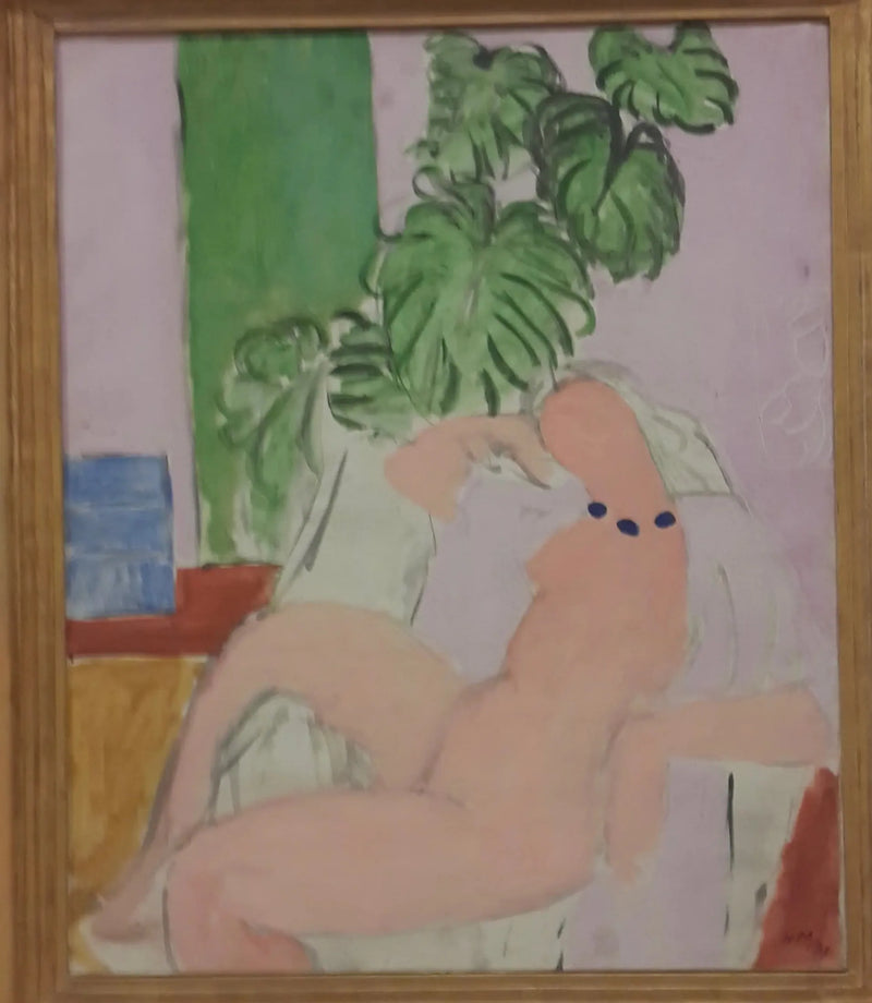 Nu dans un fauteuil, plante verte - Henri Matisse