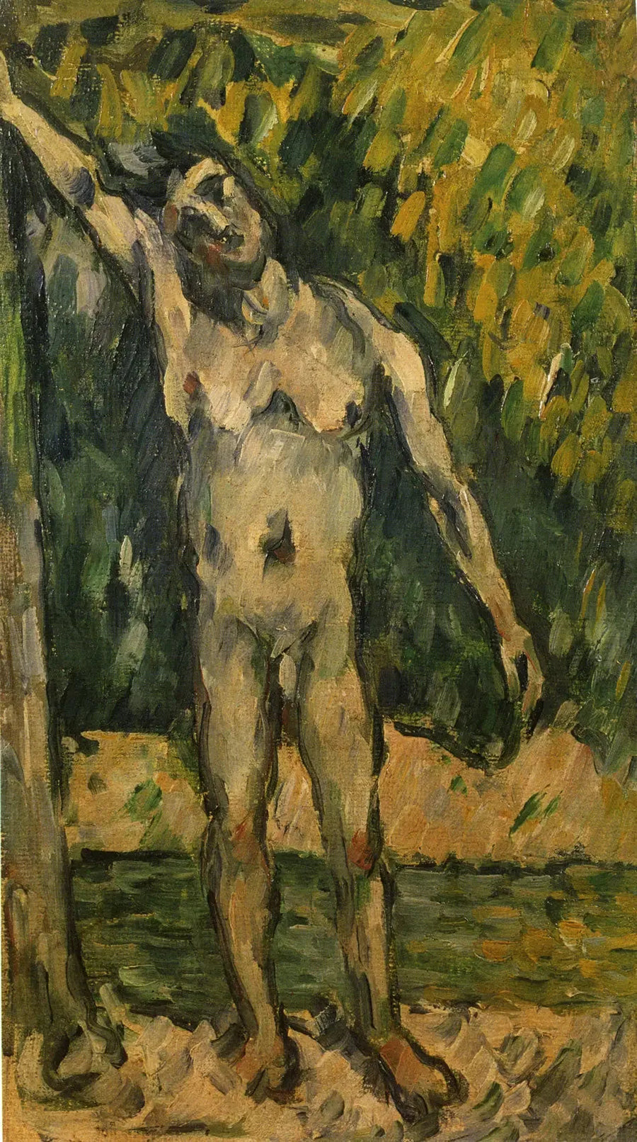 Nu de jeune baigneur - Paul Cézanne