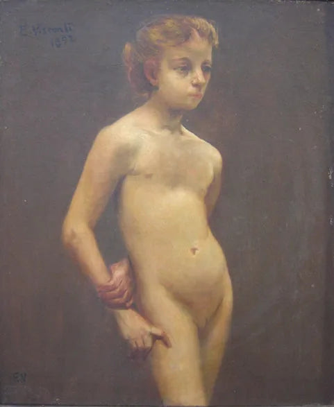 Nu de pé - Eliseu Visconti image 1 reproduction d’œuvre d’art à l’huile
