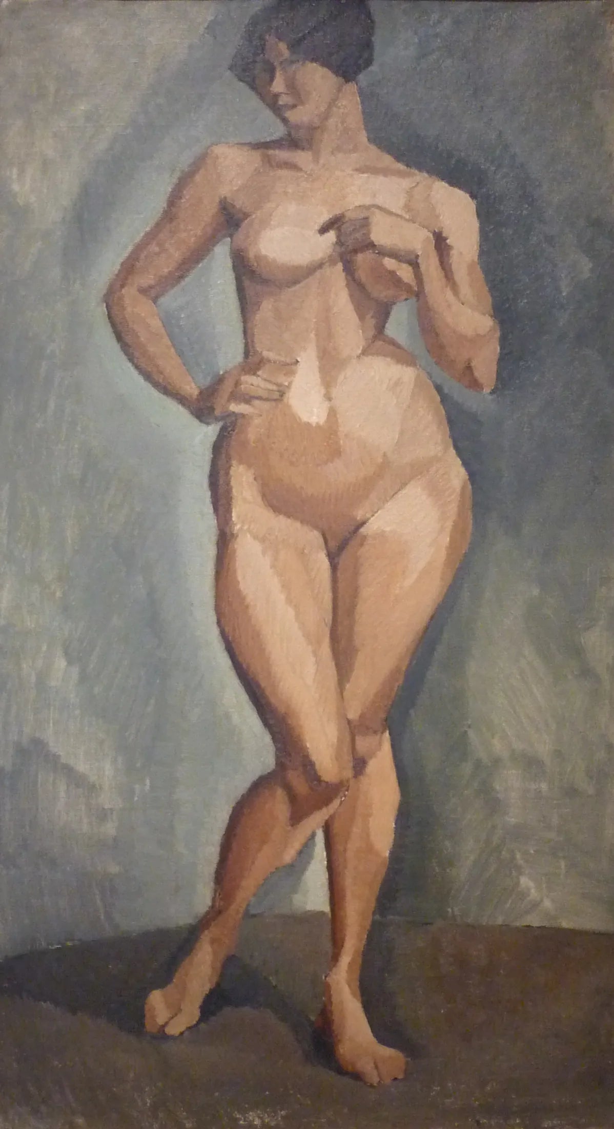 Nu debout de face - Roger de La Fresnaye image 1 reproduction d’œuvre d’art à l’huile
