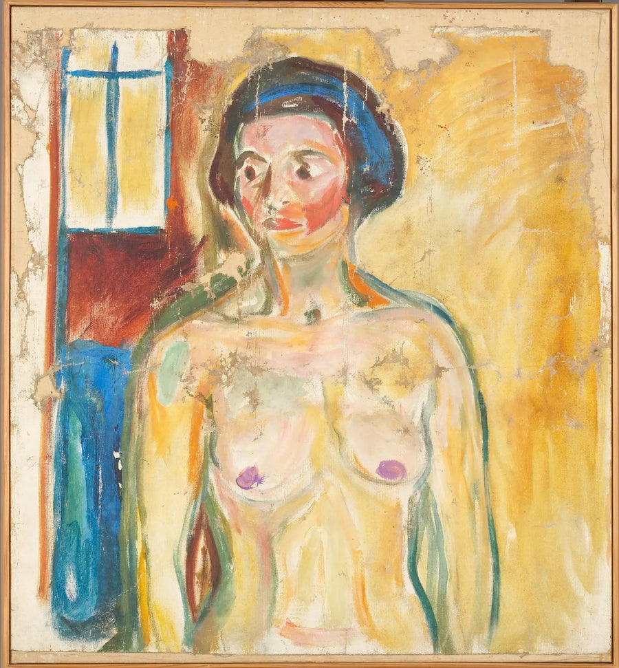Nu debout : demi-portrait - Edvard Munch