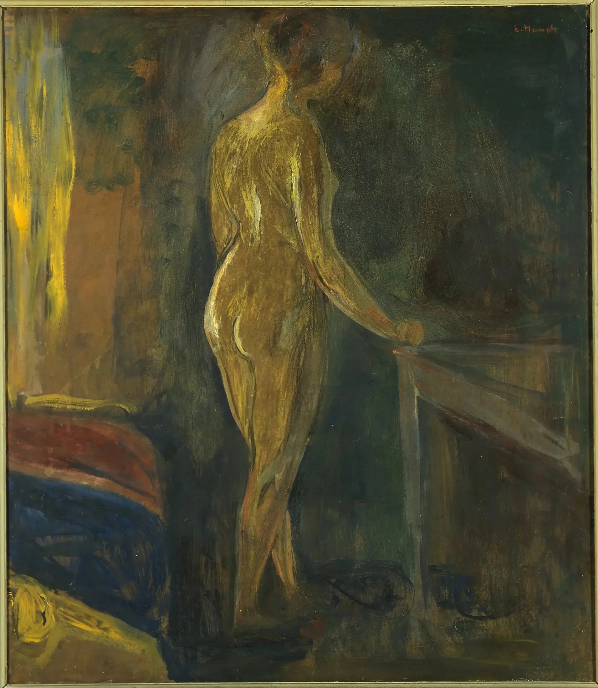 Nu debout - Edvard Munch image 1 tableau peint à l’huile sur toile