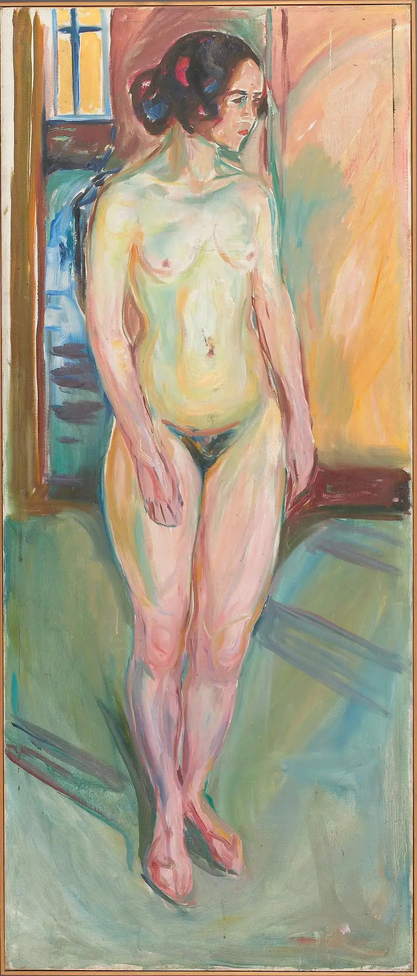 Nu debout : midi - Edvard Munch image 1 reproduction de peinture à l’huile