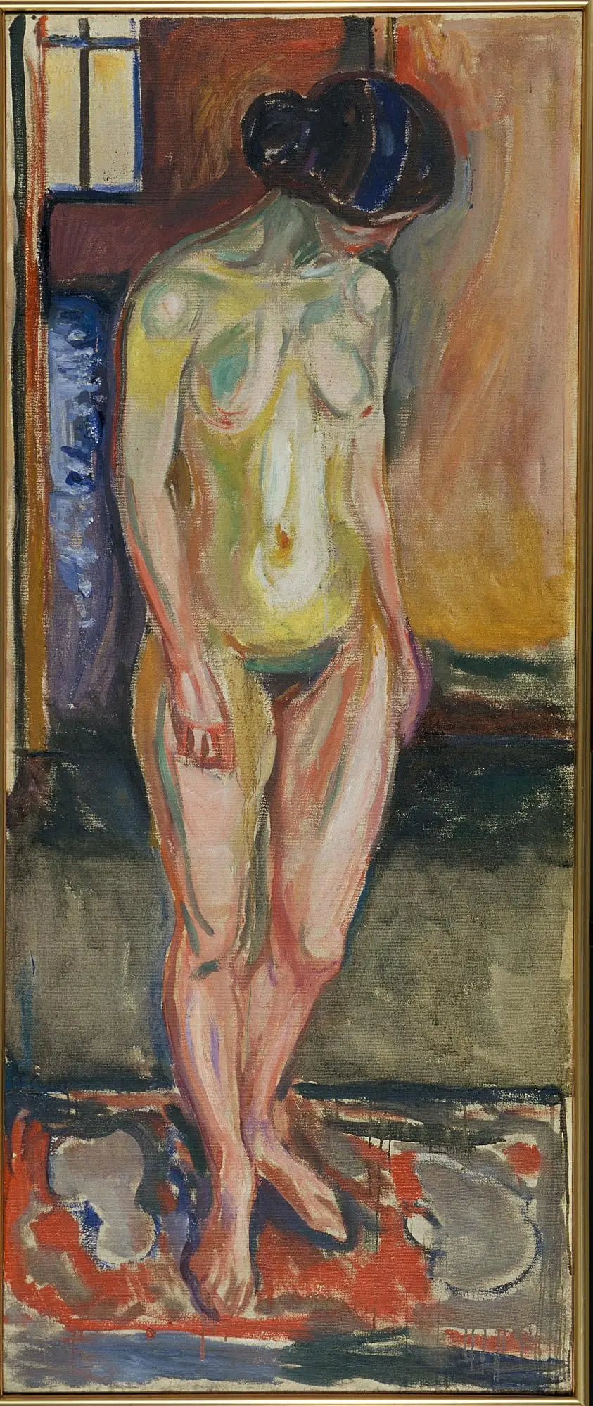 Nu debout : soir - Edvard Munch image 1 tableau peint à l’huile sur toile