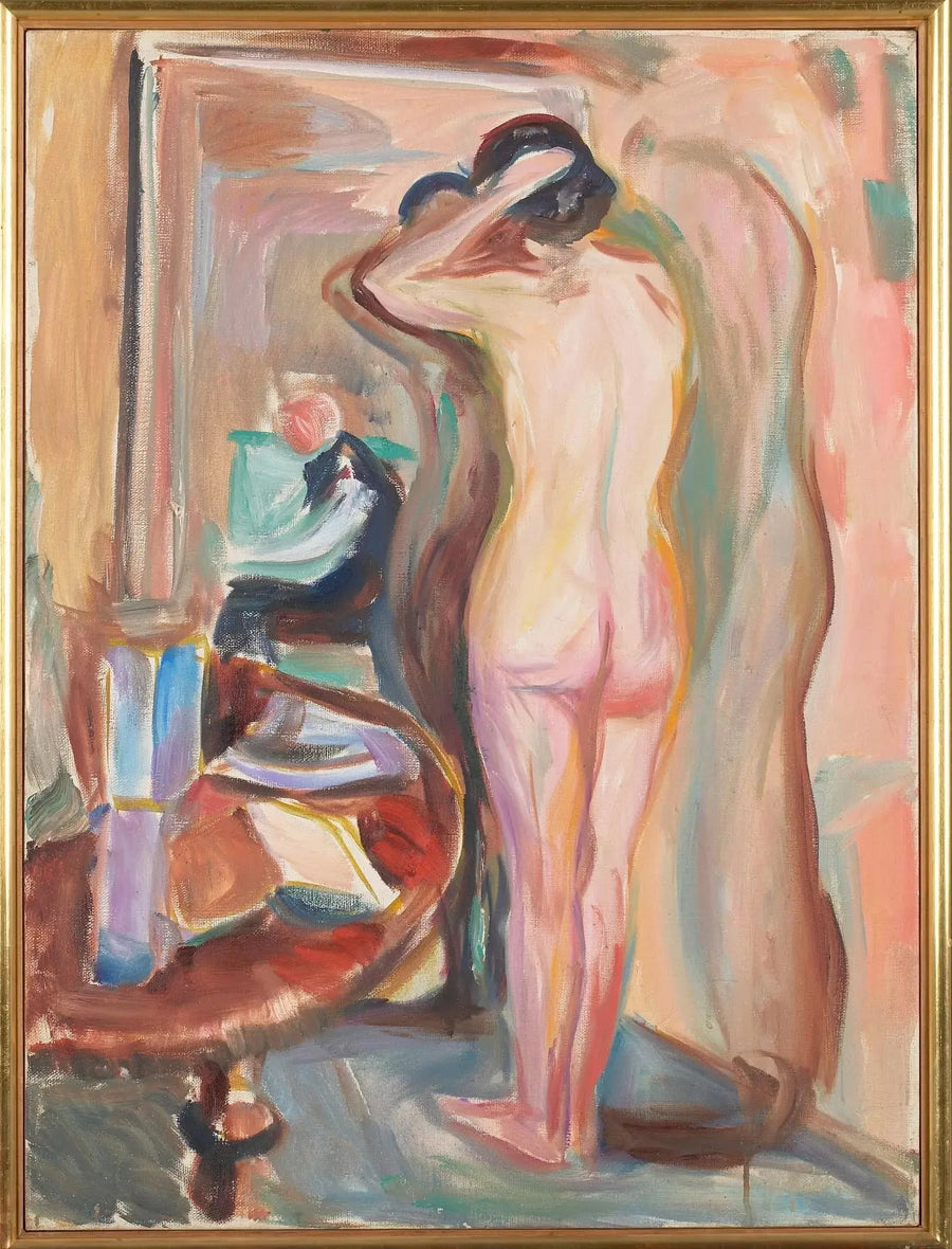 Nu devant son miroir - Edvard Munch