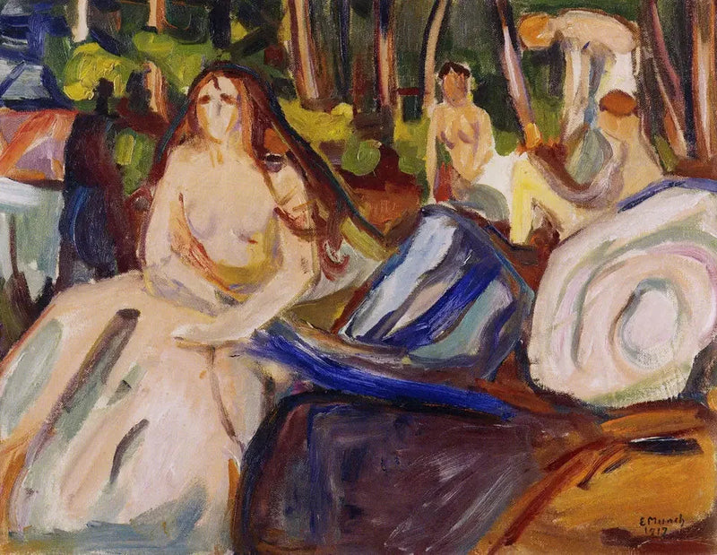 Nu en forêt - Edvard Munch