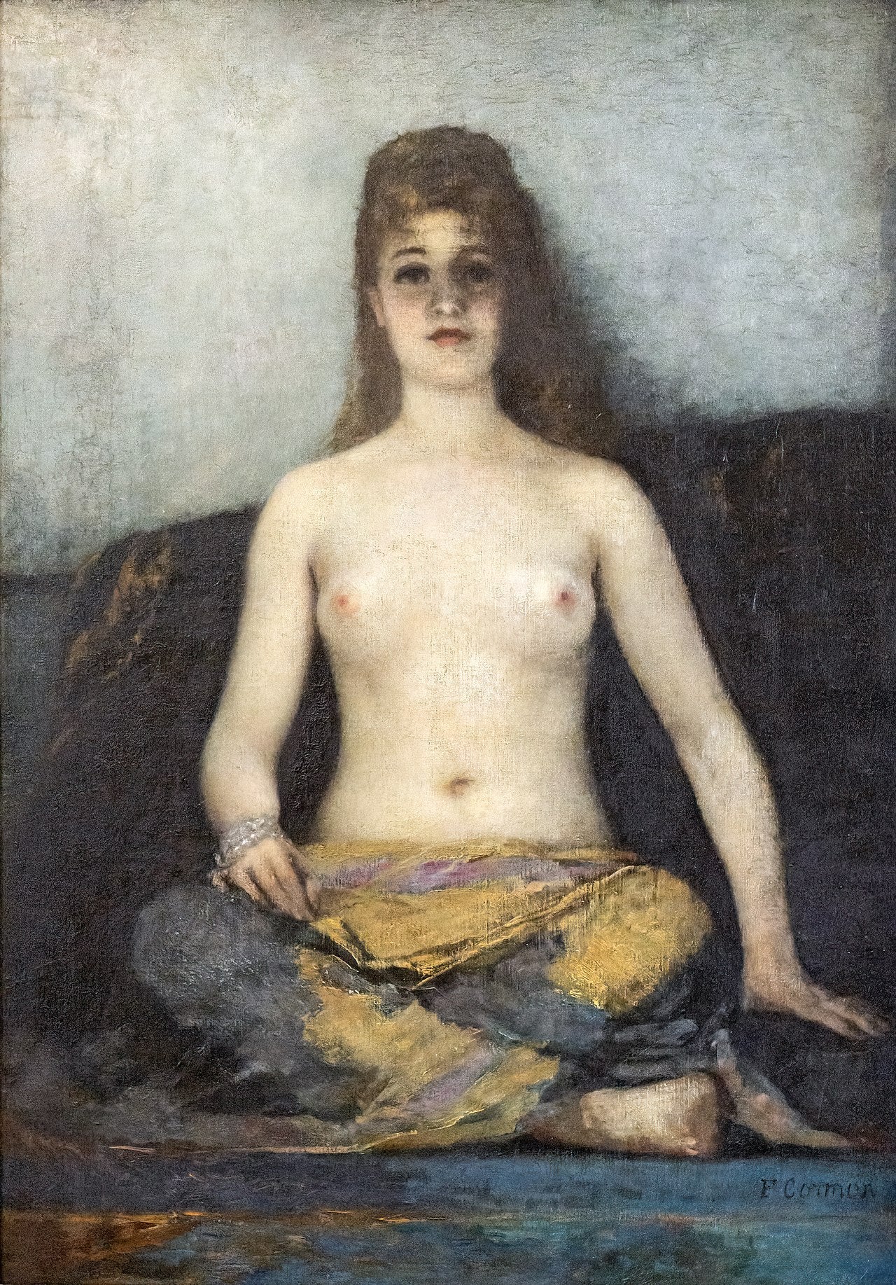 Nu - Fernand Cormon image 1 reproduction artisanale de tableau