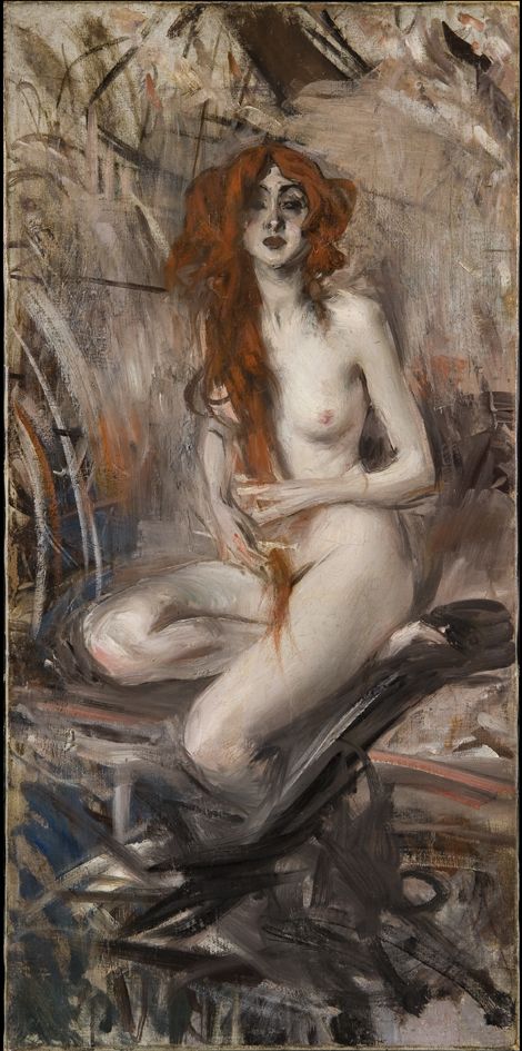 Nu - Giovanni Boldini image 1 reproduction de peinture à l’huile