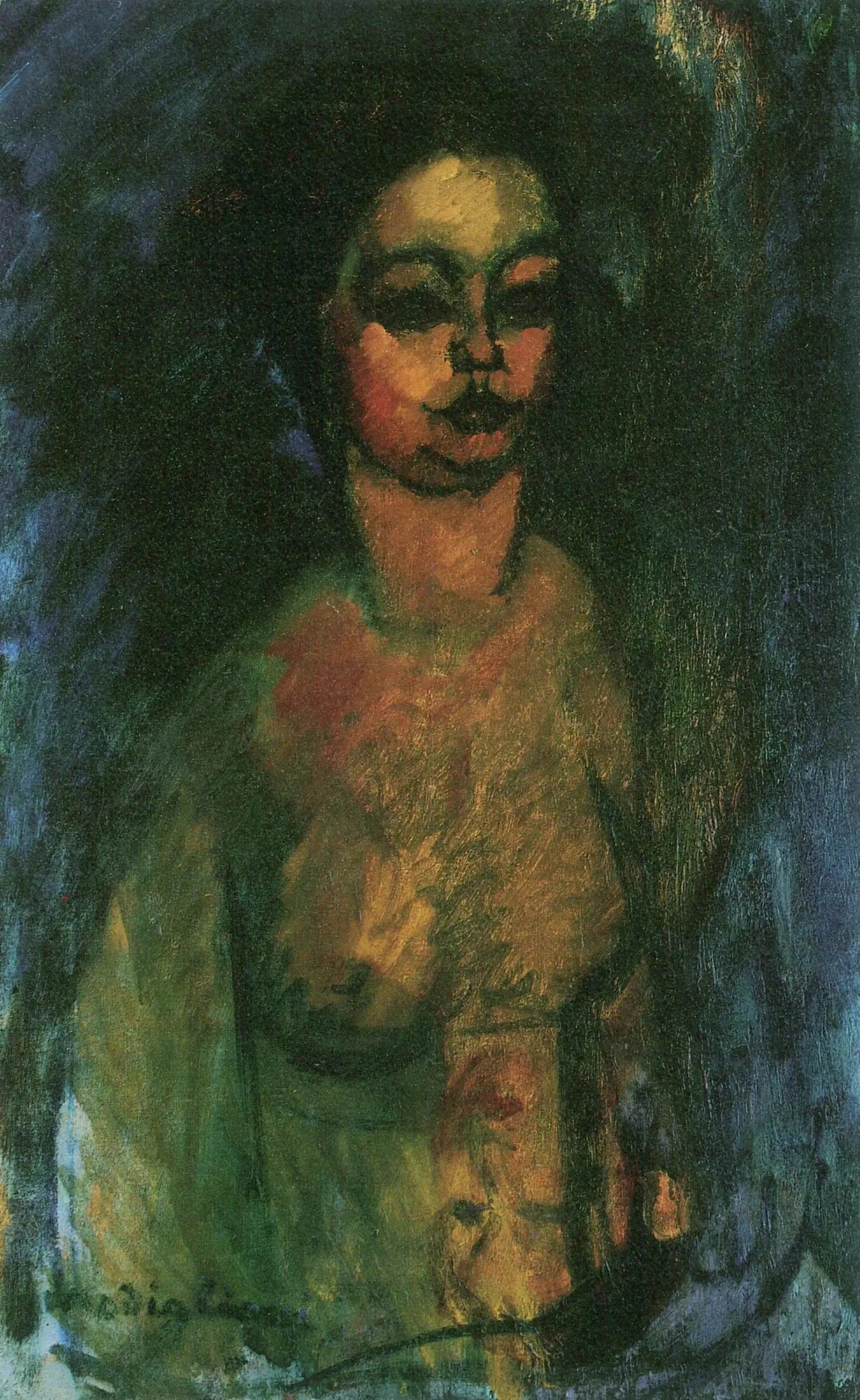 Nu (La petite Jeanne) - Amedeo Modigliani image 1 tableau peint à l’huile sur toile