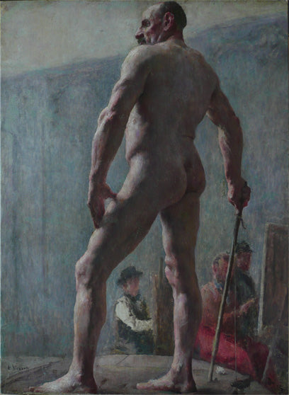 Nu masculin de côtes avec bastão - Eliseu Visconti image 1 reproduction réalisée par Alpha Reproduction