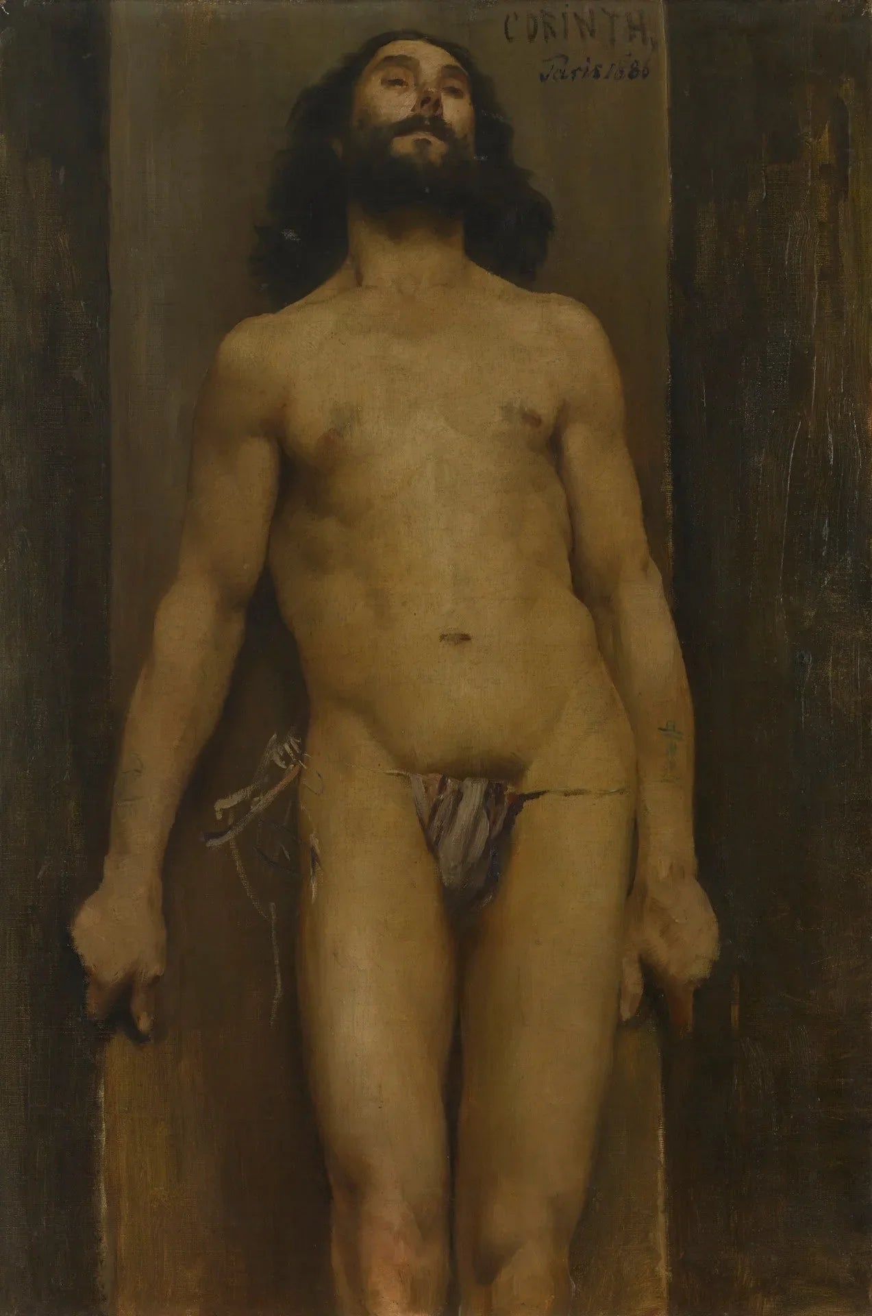 Nu masculin - Lovis Corinth image 1 copie peinte à la main à l’huile