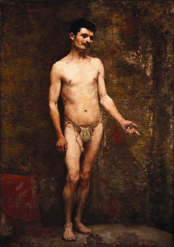 Nu masculino - Eliseu Visconti image 1 copie peinte à la main à l’huile
