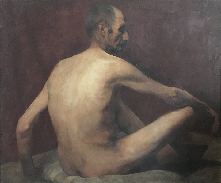 Nu masculino sentado - Eliseu Visconti image 1 tableau peint à l’huile sur toile