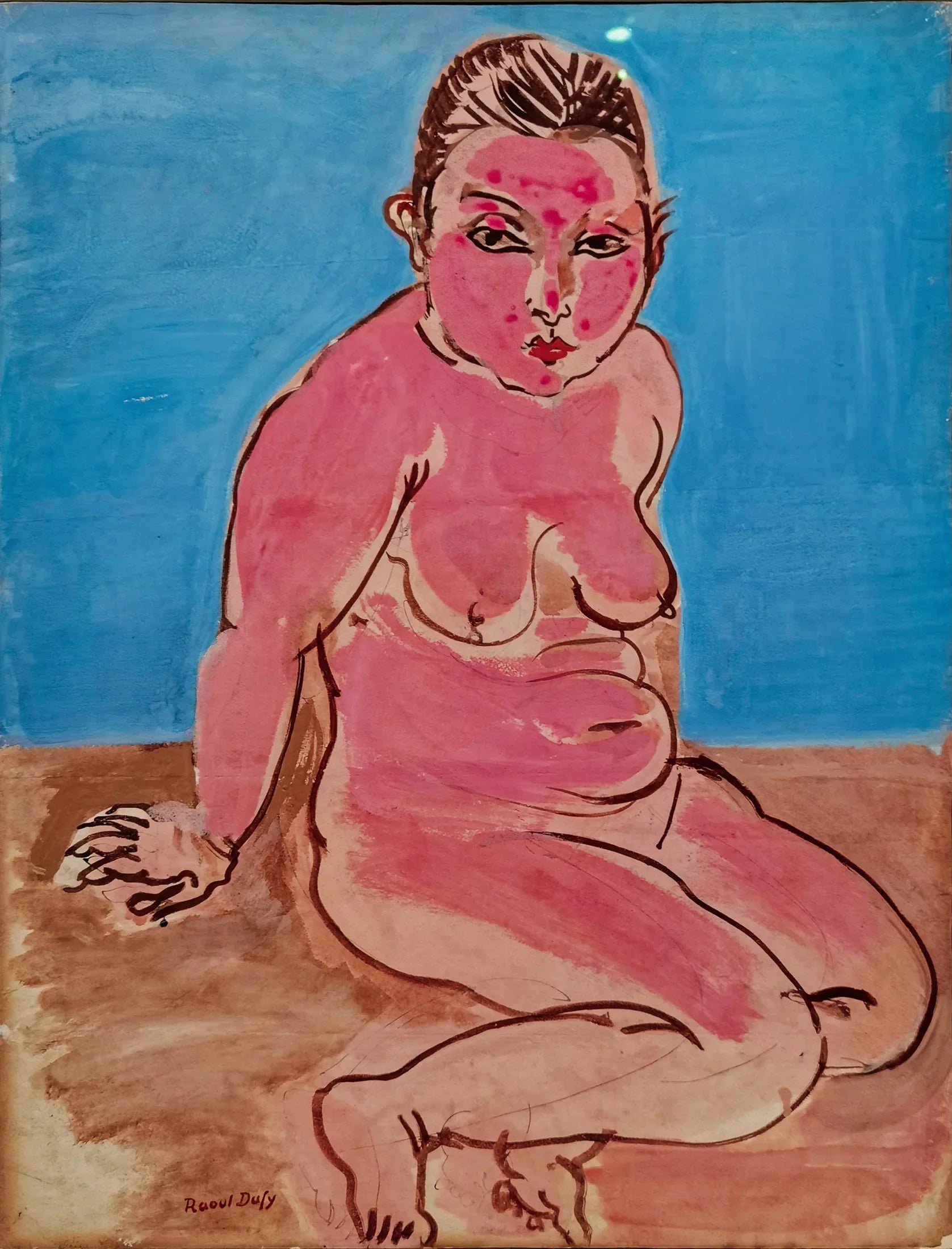 Nu rose - Raoul Dufy image 1 reproduction réalisée par Alpha Reproduction