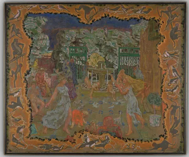 Nu rose, tête ombrée - Pierre Bonnard image 1 tableau peint à l’huile sur toile