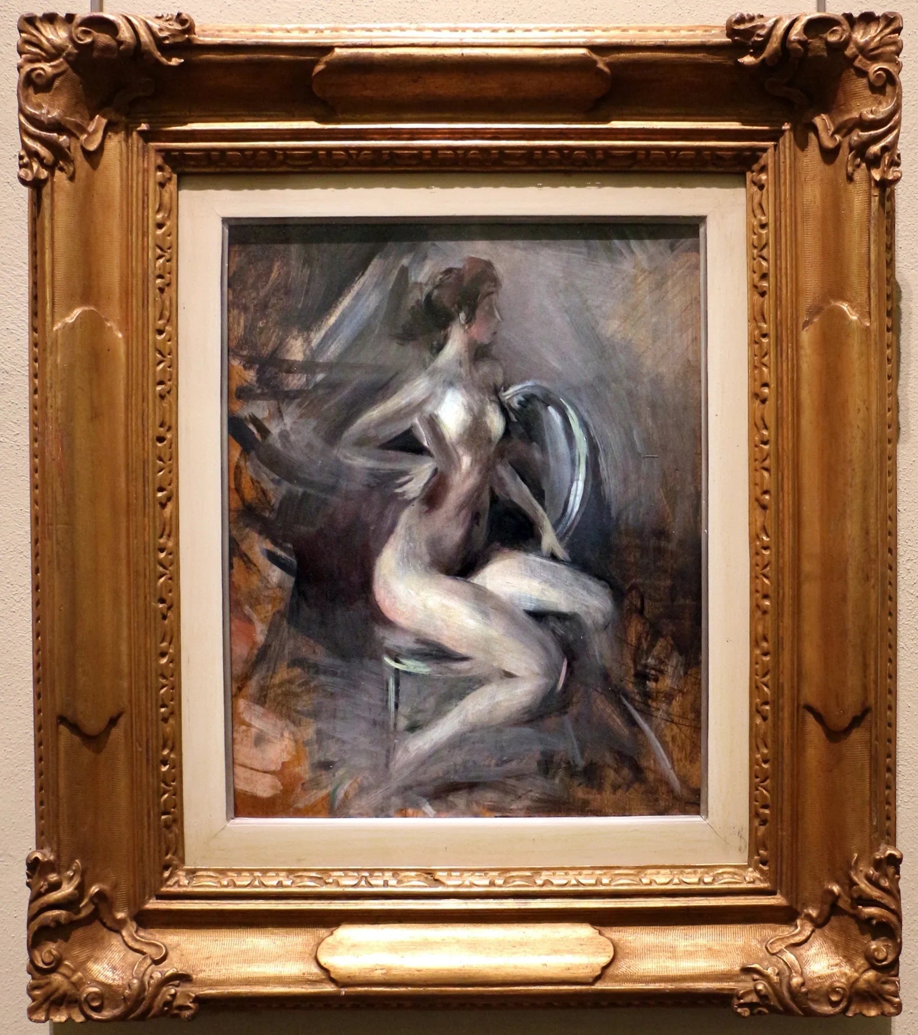 Nudine rapide - Giovanni Boldini image 1 reproduction artisanale de tableau