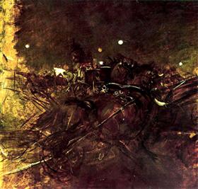 Nuit à Montmartre - Giovanni Boldini image 1 copie peinte à la main à l’huile