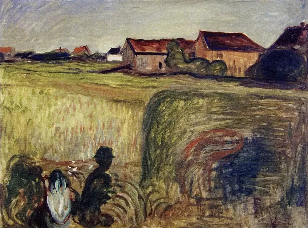 Nuit d'été - Edvard Munch image 1 copie de tableau peinte à la main