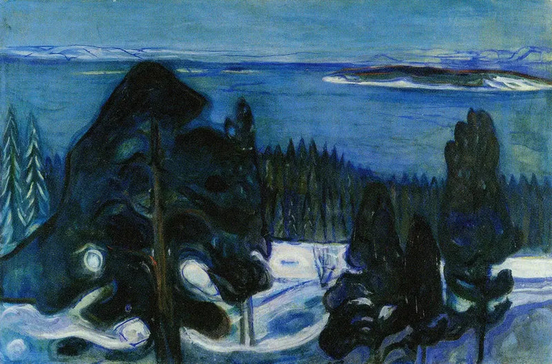 Nuit d'hiver - Edvard Munch