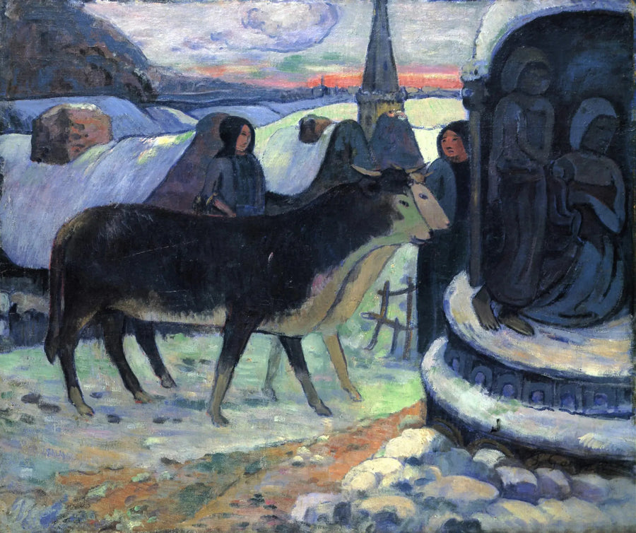 Nuit de Noël, La bénédiction des bœufs - Paul Gauguin