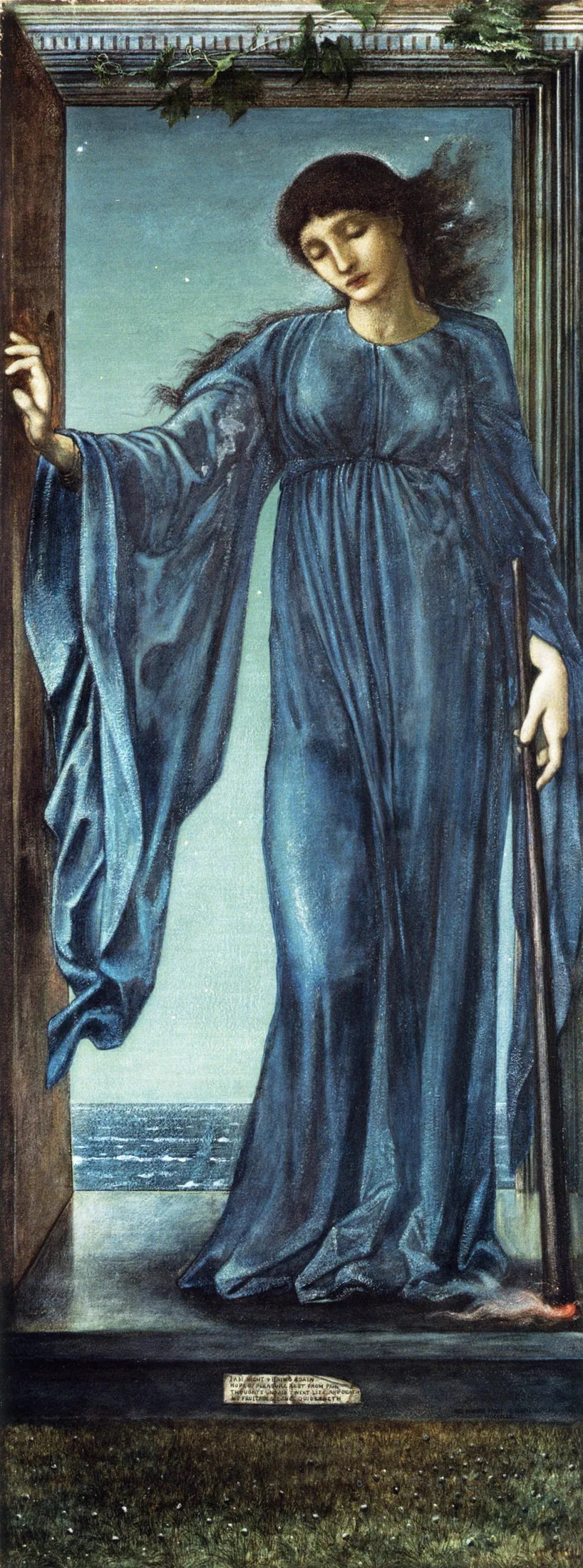 Nuit - Edward Burne-Jones image 1 reproduction artisanale de tableau