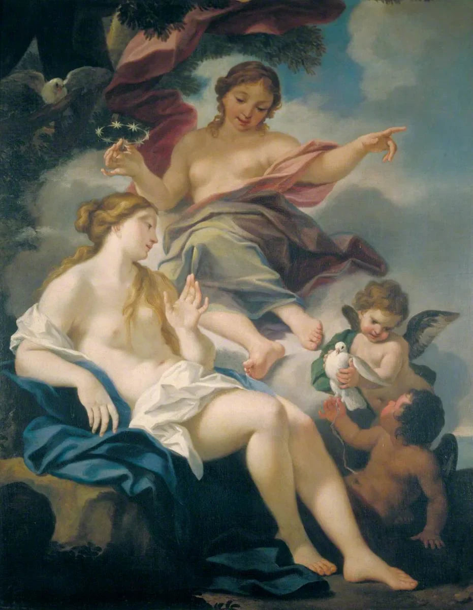 Nuit et matin - Luca Giordano image 1 reproduction d’œuvre d’art à l’huile