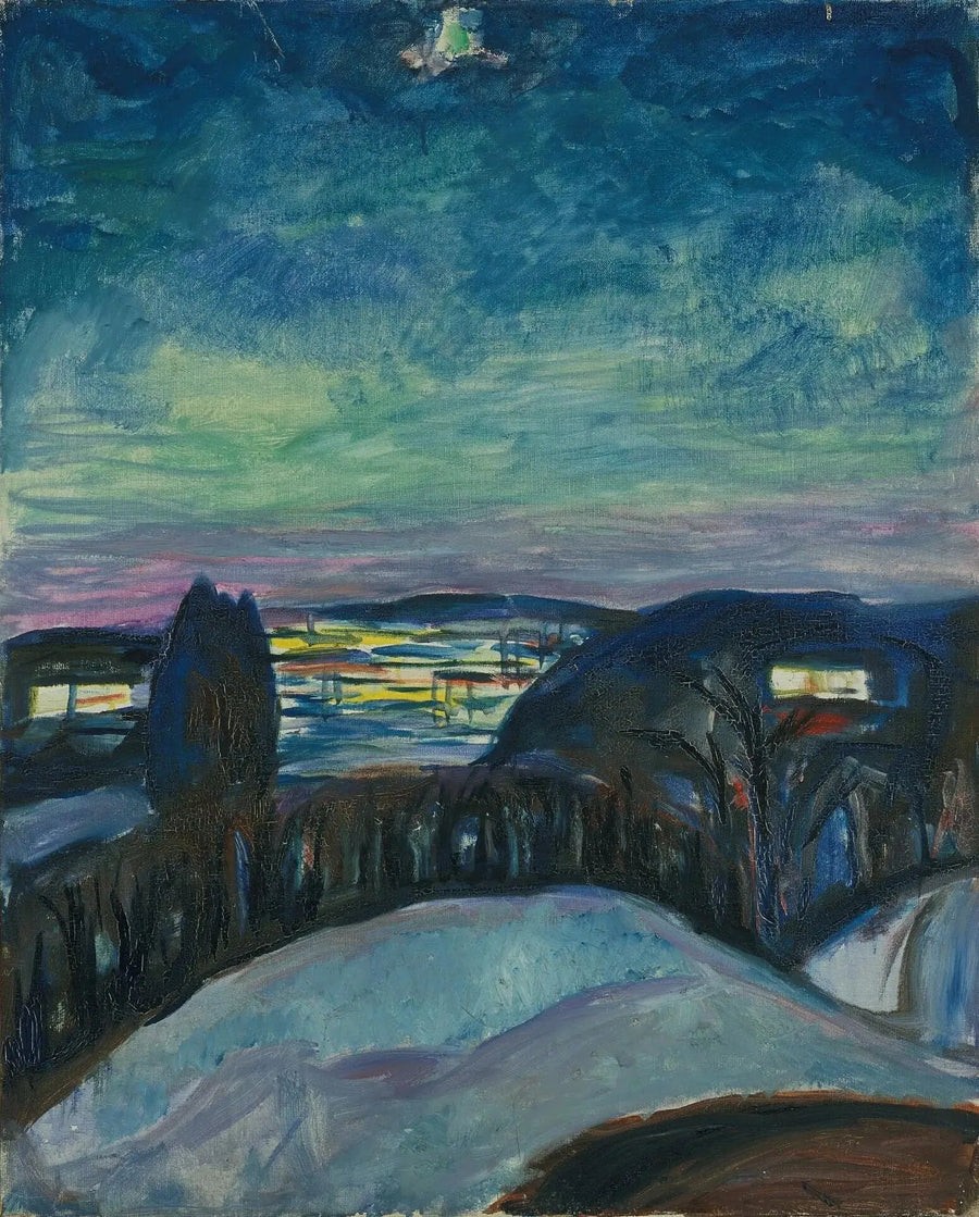 Nuit étoilée - Edvard Munch