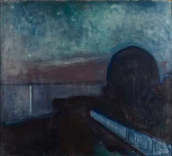 Nuit étoilée - Edvard Munch