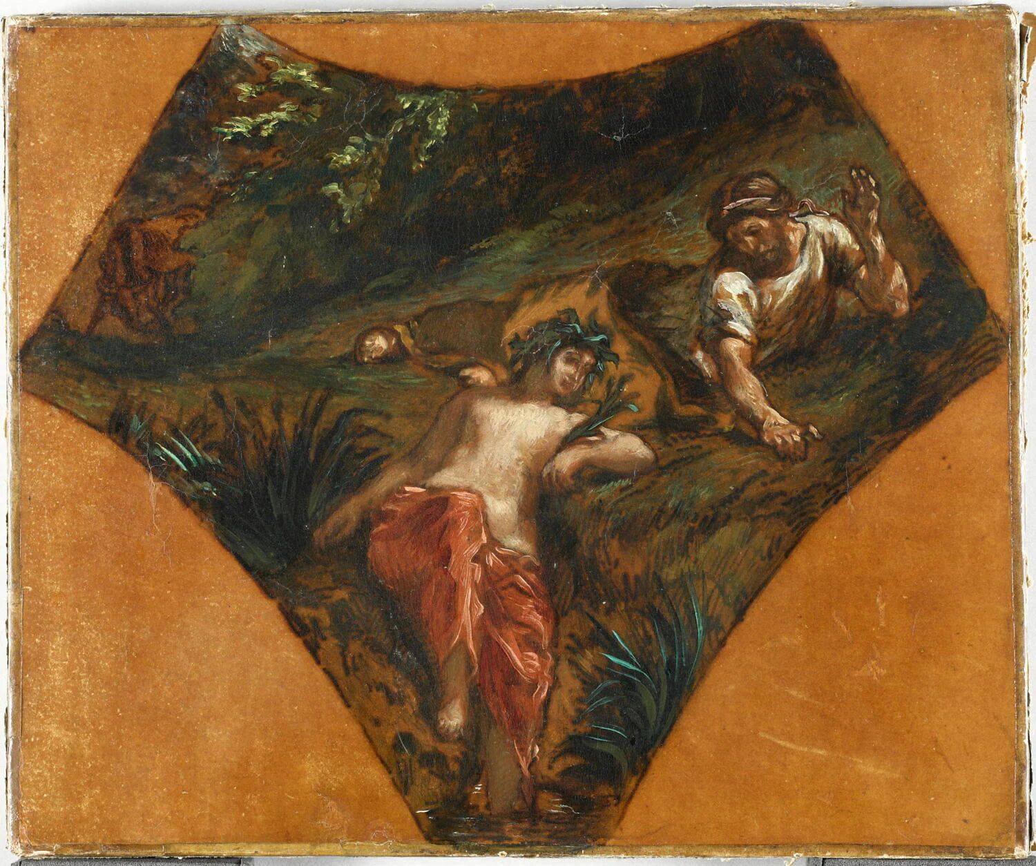 Numa Pompilius reçoit les conseils de la nymphe Égérie - Eugène Delacroix