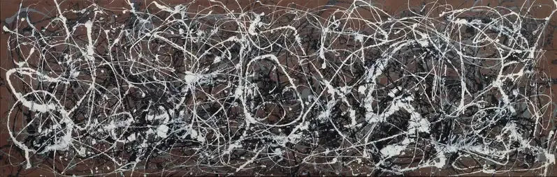 Numéro 13A : Arabesque - Jackson Pollock image 1 reproduction d’œuvre d’art à l’huile